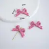 Aleación de zinc cinta de pintura lazo hecho a mano DIY joyería cadena de teléfono móvil con cuentas materiales creativos accesorios al por mayor