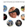 Correa de compresión ajustable de un solo hombro transfronteriza para hombres y mujeres, correa de soporte protectora transpirable para deportes, protector de hombro cálido