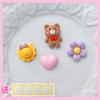 Patches fofos de desenho animado para copo térmico DIY, patches 3D para copo de água, acessórios tridimensionais de resina, capa de celular, adesivo para geladeira