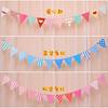 Banderín de flores para niños de un año, bandera colorida colgante, decoración para fiesta de cumpleaños de luna llena de bebé, disfrazarse