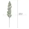 Enfeites de plantas artificiais verdes transfronteiriços, plantas artificiais individuais de pinho e cipreste, acessórios para plantas aquáticas, decorações versáteis de flores artificiais, decorações de Natal