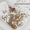 Explosiones Rojas de Internet Punto Maillard Caramelo Forma Especial Diamante K9 Caramelo Moca Joyería para Uñas Decoración Blanca Otoño e Invierno