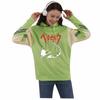 Sudadera con capucha de pareja con forro polar Berserk, leyenda del viento de la espada, sudadera con capucha transfronteriza con costuras en la capucha, suéter con capucha de anime