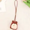 Pingente de Tecido Fofo Estilo Coreano para Crianças, Corrente Pendente Versátil Outono e Inverno Nova Cor Melad Broche de Corda de Couro