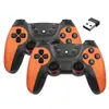Gamepad Sem Fio para Jogos de Dupla 2.4G Um Arrastando Dois Jogo Duplo Compatível PC/Game Stick TV Box Controle