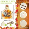 Decoraciones de Madera para Acción de Gracias y Halloween Transfronterizas Adornos de Calabaza Pintados Para Manualidades Adornos Colgantes