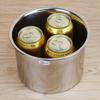 Caja de condimentos de acero inoxidable con tapa, tarro de aceite de chile de cocina, recipiente para manteca de cerdo, tazón de pimiento picante doméstico resistente a altas temperaturas