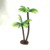 Decoração de Bolo de Coqueiro Decoração de Bolo de Aniversário Enfeites/Flor de Simulação Mesa de Sobremesa Cartão de Feliz Aniversário