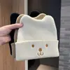 Gorro Coreano para Bebé Otoño e Invierno Lindo Conejito Gorro de Lana Infantil Versátil para Niño Gorro tipo Pulóver