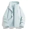 Chaqueta rosa para mujer, nuevo modelo de otoño 2026, tres en uno, súper elegante para personas petite, chaqueta de senderismo