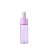 Botella Nueva de Vidrio Morado para Aceite Esencial con Múltiples Especificaciones 5ml10ml15ml22ml Botella Gotero con Punta de Plástico Botella de Esencia