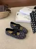 Nuevos zapatos Mary Jane retro franceses de tiras cruzadas 2026, zapatos de tacón bajo cuadrados de lunares, bailarinas para mujer con tacón oculto