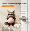 Lindo Adhesivo 3D de Barriga de Perro, Tope de Puerta Suave de Silicona, Protector Anticolisión para Hogar y Coche