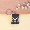 Marvel Avengers Muñeco de Plástico Blando Llavero Colgante Spider-Man Capitán América Accesorios para Bolsas de Acero