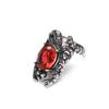 Nuevo Anillo de Acero de Titanio Hueco con Diamantes de Escorpión de Personalidad Creativa Retro Europeo y Americano Anillo de Acero de Titanio Punk de Moda para Hombre