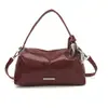 Bolso de nicho moderno y popular para mujer, nuevo bolso de moda 2026 versátil para hombro y bandolera, bolso tipo almohada de cuero suave para el día a día