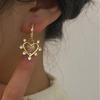 G diseño exagerado amor aretes dulces alto temperamento simple diario aretes grandes moda fácil de combinar A3/1