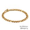 Nuevo Estilo Hip-Hop Acero de Titanio 3:1 Pulsera de Cadena Nk para Hombres y Mujeres, Acero Inoxidable Simple Moda Joyería de Mano al por Mayor