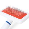 Haki Fabricante Fornece Diretamente Pente de Agulha de Aço Inoxidável com Airbag Branco para Animais de Estimação, Escova para Pelos de Cães e Gatos, Pente de Aço Inoxidável para Cães