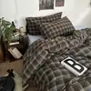 Exclusivo Transfronterizo Estilo Coreano Sencillo y Elegante Juego de Cuatro Piezas y Juego de Tres Piezas para Niñas Buenas Transforma Instantáneamente Tu Habitación en una Habitación de Princesa