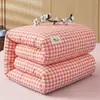 Colcha de algodón desmontable y lavable, colcha de primavera y otoño, colcha de invierno, ropa de cama de algodón para dormitorio individual de estudiante, relleno de colcha, apto para todas las estaciones