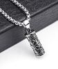 Collar de acero inoxidable estilo hip hop para hombre, cadena larga para suéter, accesorios de moda para todo tipo de prendas.
