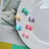 Accesorios de Resina con Lazo de Puntos Brillantes DIY Pegamento Crema Cuerda para el Cabello Accesorios para el Cabello Pasador Materiales Hechos a Mano Mayoreo