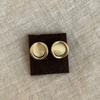 Aretes geométricos dorados de alta calidad de piedra ojo de gato para mujer, aretes sencillos de personalidad, moda, temperamento, para ir al trabajo, combinan con todo