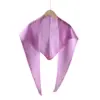 Chal de Cachemira para Mujer 100% Cachemira Pura Nueva Moda Color Sólido Tejido Hueco Bufanda Triangular Cálida