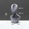 Accesorios de Maniquí para Pelucas, Soporte para Sombreros, Cabeza de Maniquí, Soporte para Exhibición de Joyería, Soporte para Collares, Cabeza de Maniquí con Agujeros para Pines