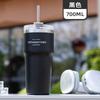 Refrigerador móvil pequeño de verano gran capacidad 304 vaso tipo hielo con pajilla vaso térmico vaso de acero inoxidable venta al por mayor transfronteriza