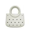 Bolso de Mano para Mujer EVA Nueva Moda Portátil Bolso con Agujeros de Anillo Hueco DIY Bolso con Agujeros Impermeable para Viaje Diario Playa
