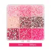 Cuentas de Arroz Facetadas de Cristal Transparente Zirconio para Pulsera Collar Decoración Hecha a Mano 7