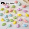 Pulseira colar de desenho animado fofo DIY material contas soltas contas diy acessórios de material estrela do mar concha cerâmica