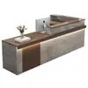 Balcão de Bar de Canto Estilo Chinês, Balcão de Caixa Registradora, Balcão de Recepção Frontal de Empresa, Balcão Comercial para Loja de Roupas, Balcão Pequeno, Mesa de Escritório