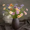 Flores de Crisantemo Artificiales del Fabricante para Decoración, Ramos de Boda, Paredes de Flores de Rosa, Flores Falsas, Manualidades Estilo Ins, Decoración del Hogar