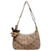 Otoño/Invierno 2026 Moda Retro Transfronteriza Bolso Dumpling de Gamuza Terciopelo Lunares Bolso de Hombro Cruzado Individual Exquisito