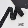 Cinta de Tela de Felpa a Cuadros de Cebolla Blanca y Negra Accesorios para el Cabello Hechos a Mano Pasador de Moño de Bricolaje Material de Cuerda para el Cabello Otro Ninguno