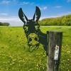 Animales Adornos de Jardín al Aire Libre Granja Letreros de Arte de Hierro Metálico Vaca y Burro Decoraciones Transfronterizos