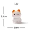 Figuritas creativas de gatitos simulados en miniatura para micropaísajes, accesorios decorativos DIY, mini adornos para escritorio del hogar