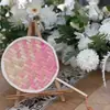 Tiras de Bambu Coloridas Artesanais Jardim de Infância DIY Tecelagem Tiras de Bambu Tingidas Ventilador de Bambu Trançado Pacote de Material para Barco de Bambu Trançado Fatias de Bambu