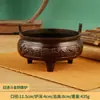Atacado Queimador de Incenso de Cobre Latão Diário Dourado com Orelhas para Casa Interior Queimador de Incenso de Sândalo Tripé Queimador Xuande