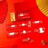 Envelope Vermelho Criativo Oco Fosco Caixa de Presente Ritual Presente de Ano Novo Personalidade Fosca de Alto Nível Tanabata para Amigos Homens e Mulheres