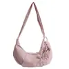 Bolso Cruzado de Tela de Nylon de Gran Capacidad Estilo Coreano para Mujer 2025 Verano Versátil Moda Literario Casual Bolso de Hombro tipo Dumpling