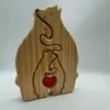 Popular Europeo y Americano Amazon Comercio Electrónico Transfronterizo Artesanía de Rompecabezas de Madera Adornos Personalización DIY