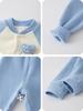 Conjunto de Ropa para Bebés y Niños Pequeños Otoño e Invierno Cardigan de Terciopelo Engrosado Conjunto de Dos Piezas para Niños y Niñas Chaqueta de Forro Polar para Bebé Moda