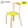 Silla Pequeña de Madera Maciza para Niños de Jardín de Infancia, Taburete para Bebé, Silla con Respaldo, Banco Pequeño, Asiento, Silla de Comedor para el Hogar, Venta al por Mayor