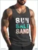 2026 Férias de Verão na Praia Transfronteiriça Novo Estilo Padrão de Palmeira Solto Estilo Casual Top Regata Masculino
