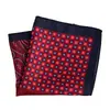 Fabricante Original Em Estoque Lenço de Seda Pequeno Quadrado para Pescoço 23cm Bolso de Terno Masculino Lenço de Seda Poliéster Homens de Negócios