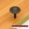 Base de botón de latón con mango de cuero accesorios de herrajes para mango de cuero tirador de cajón puerta de gabinete hebilla de cuero para mango hebilla de metal venta directa de fábrica